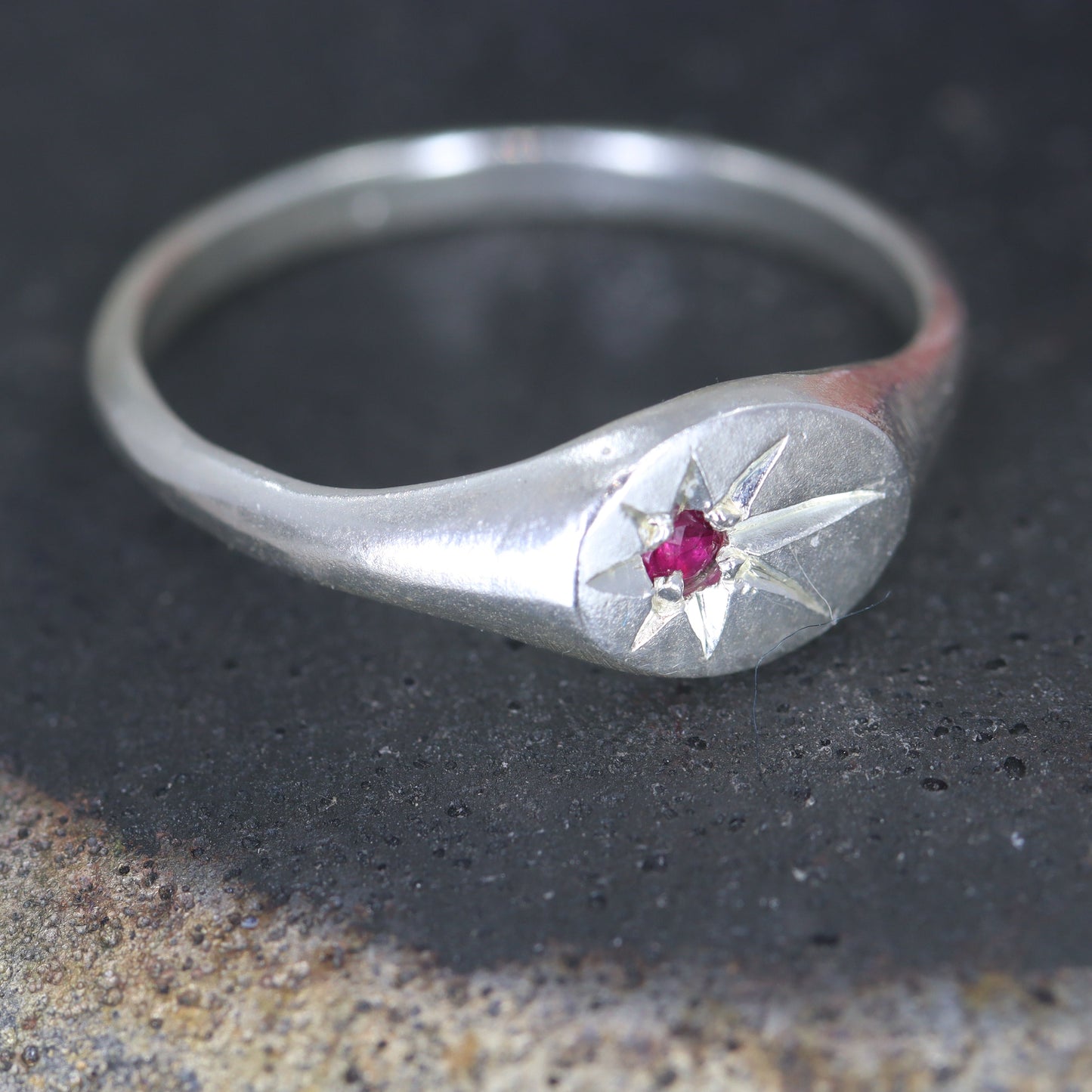 Small Delicate Signet Ring