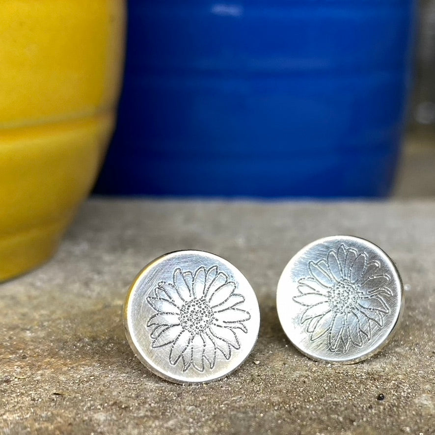 Sunflower Stud Earrings